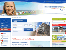 Tablet Screenshot of friedrichskoog.de